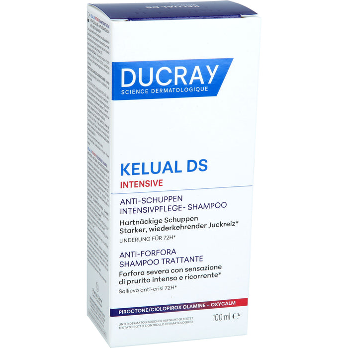 DUCRAY KELUAL DS Intensive Anti-Schuppen Intensivpflege-Shampoo, 100 ml Shampoing