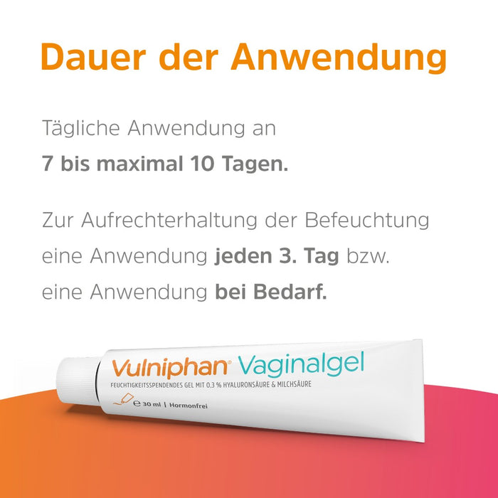 Vulniphan Vaginalgel: Schonende und effektive Linderung bei Scheidentrockenheit, 30 ml Gel