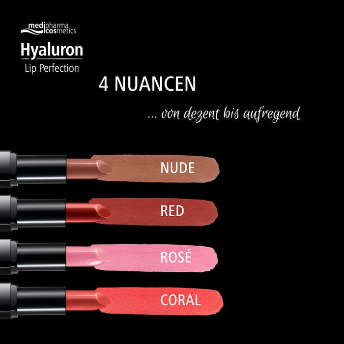 medipharma cosmetics Hyaluron Lip Perfection Lippenstift rose, 4 g Stift