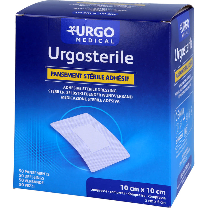 Urgosterile steriler, selbstklebender Wundverband 10 cm x 10 cm, 50 St. Pflaster