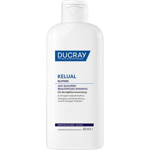 DUCRAY Kelual Elution Anti-Schuppen Begleitpflege-Shampoo, 200 ml Shampoo