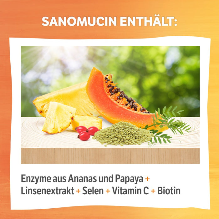 HELIXOR Sanomucin 3-fach Unterstützung für Schleimhäute, 60 pcs. Capsules