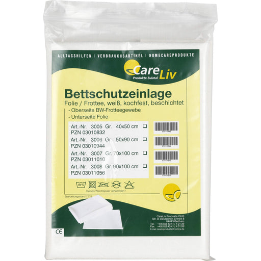 Bettschutzeinlage Folie Frottee 70x100cm, 1 St 