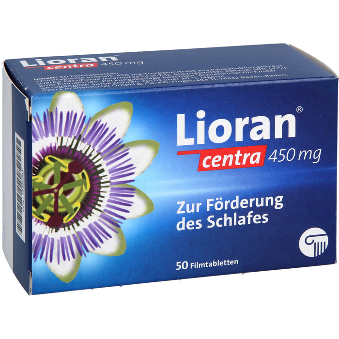 Lioran centra 450 mg Filmtabletten zur Förderung des Schlafes, 50 St. Tabletten