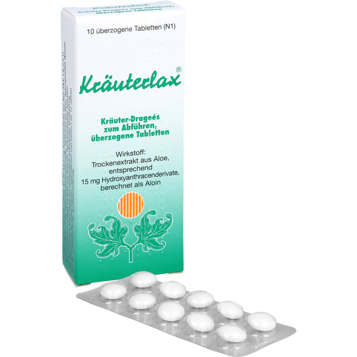 Kräuterlax Kräuter-Dragées zum Abführen, 10 pc Tablettes