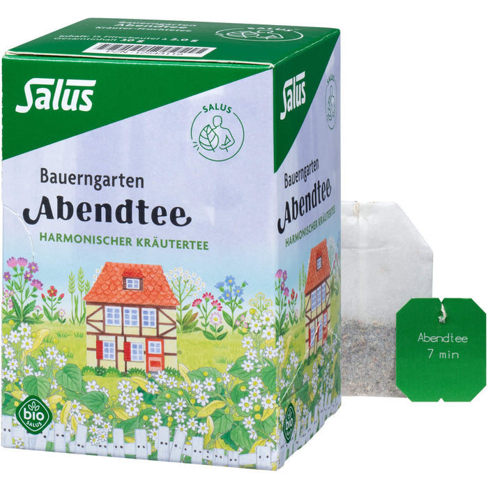 Salus Bauerngarten-Tee Abendtee Kräutertee, 15 pc Sachets