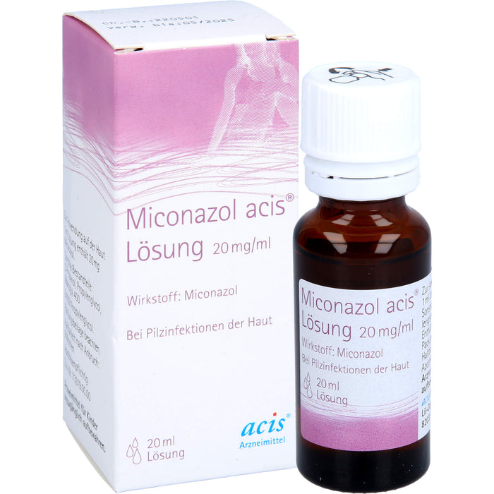 Miconazol acis  Lösung, 20 mg/ml Lösung zur Anwendung auf der Haut, 20 ml Lösung