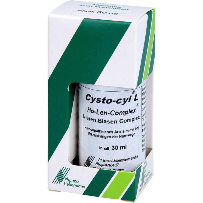 Cysto Cyl Ho-Len Complex Nieren-Blasen-Complex bei akuten Entzündungen der ableitenden Harnwege, 30 ml Lösung