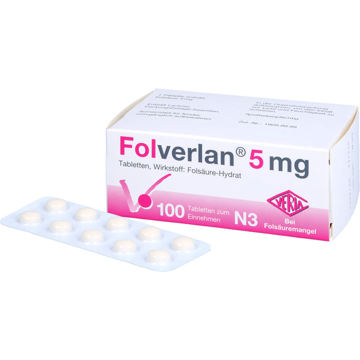 Folverlan 5 mg Tabletten, 100 pcs. Tablets