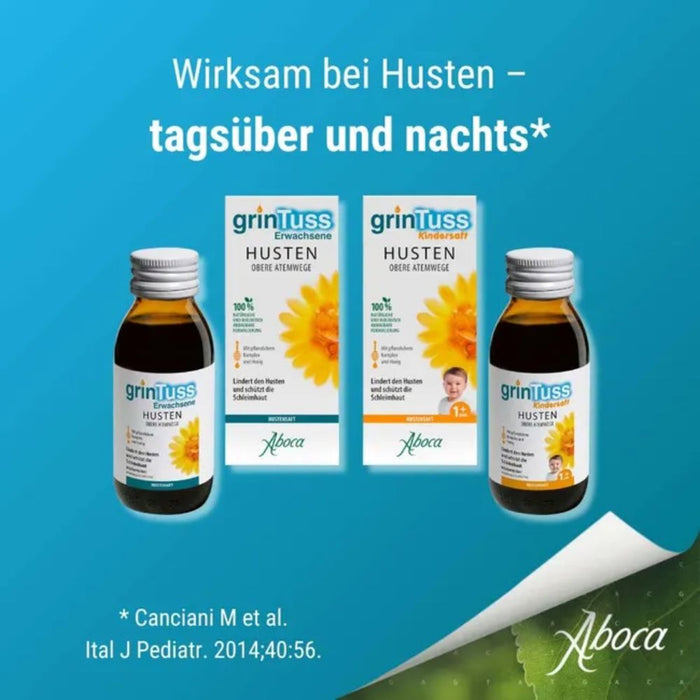 GrinTuss Hustensaft bei trockenem Husten, 180 g Solution