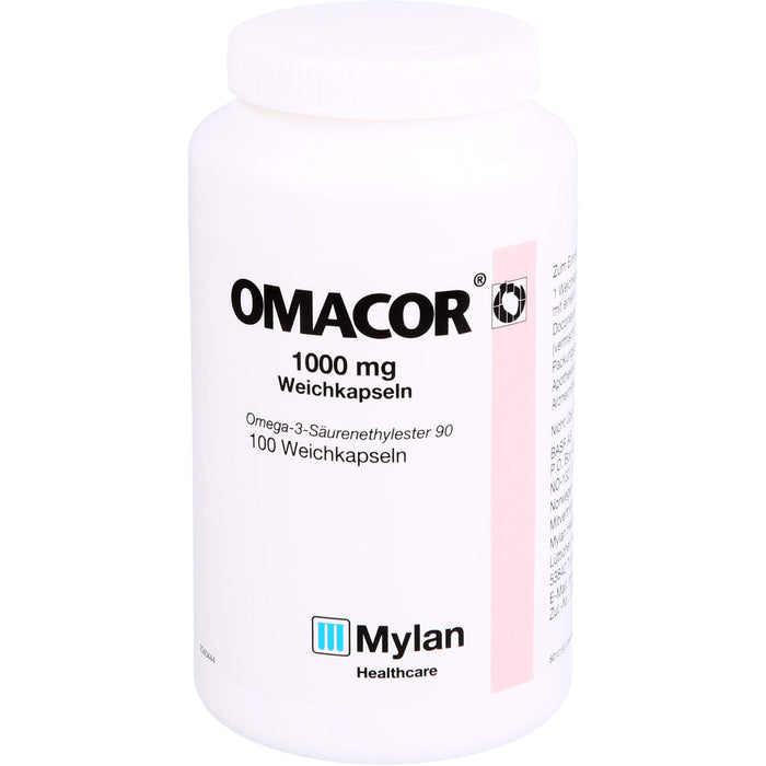 Omacor , 1000 mg Weichkapseln, 100 pcs. Capsules