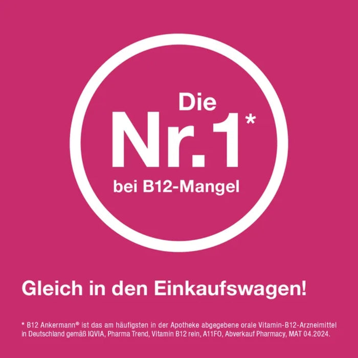 B12 Ankermann überzogene Tabletten, 100 pcs. Tablets