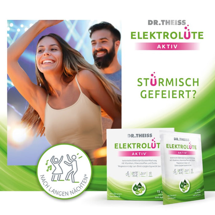 Dr.Theiss Elektrolüte AKTIV, 15 pc Sachets