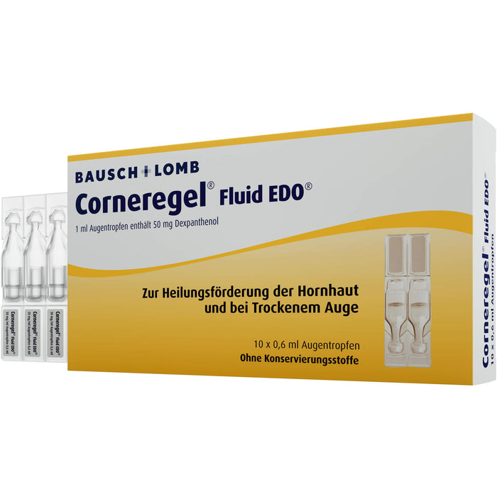 Corneregel Fluid EDO 50 mg/ml Augentropfen, 10 pc Pipettes à dose unique