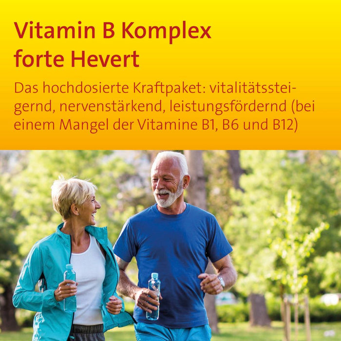 Vitamin B Komplex forte Hevert zur Therapie nachgewiesener Mangelzustände der Vitamine B1, B6 und B12, 200 pcs. Tablets
