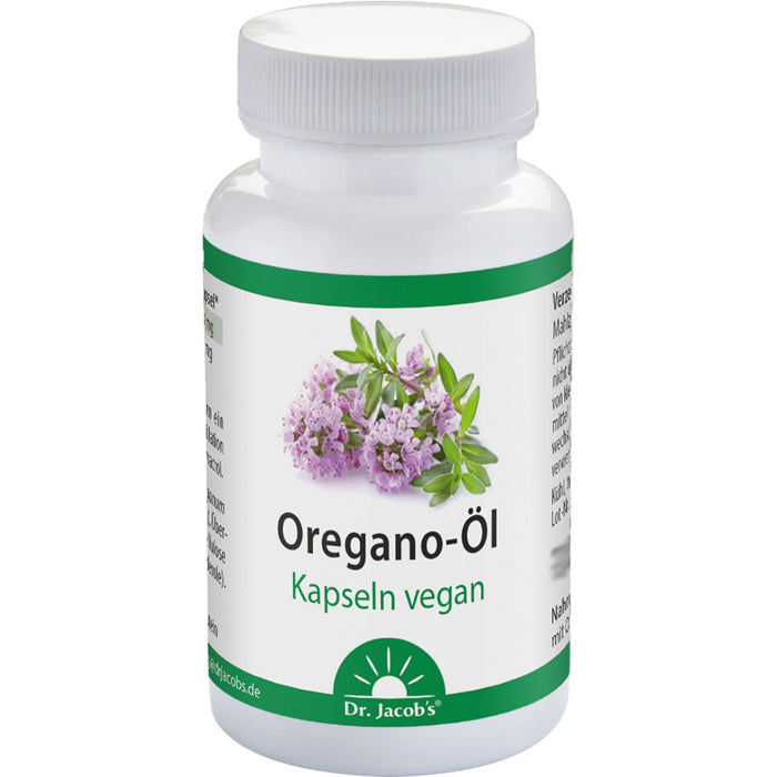 Dr. Jacob's Oregano-Öl Kapseln vegan, 60 St. Kapseln