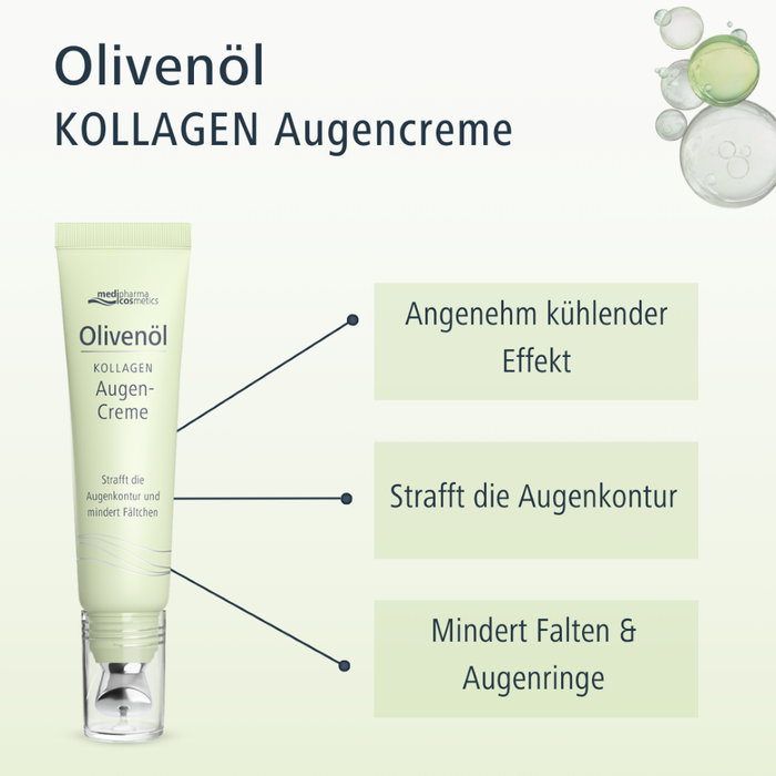 Olivenöl Kollagen Augencreme, 15 ml Creme