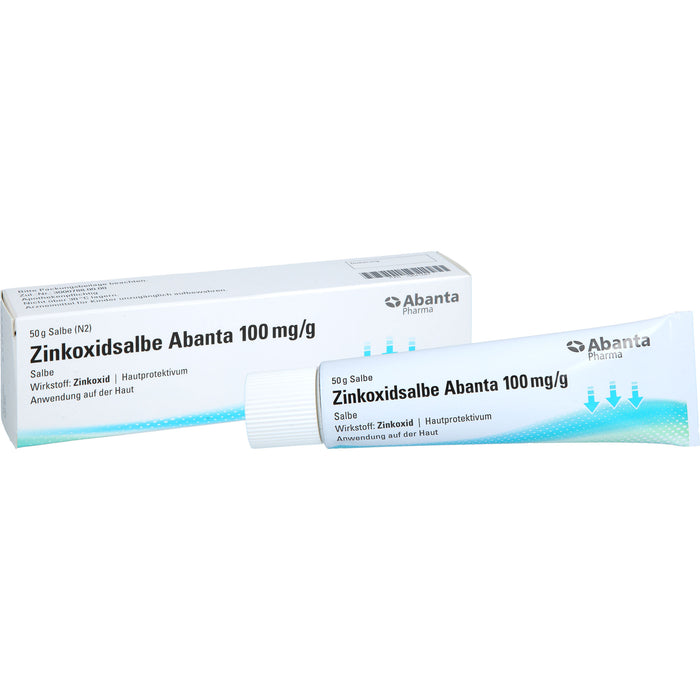 Abanta Pharma Zinkoxidsalbe 100 mg / g Hautprotektivum, 50 g Salbe