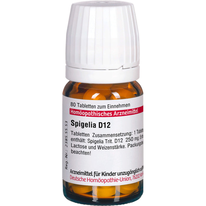 Spigelia D12 DHU Tabletten, 80 St. Tabletten