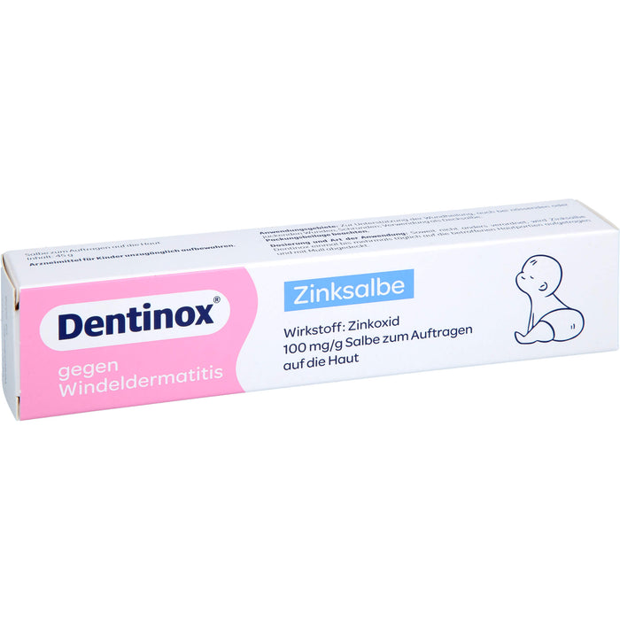 Dentinox Zinksalbe gegen Windeldermatitis, 45 g Onguent