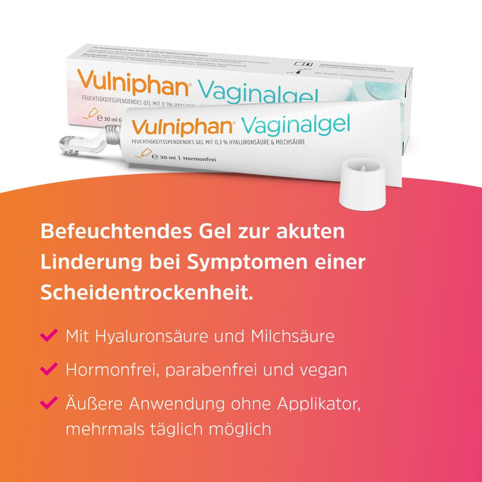 Vulniphan Vaginalgel: Schonende und effektive Linderung bei Scheidentrockenheit, 30 ml Gel