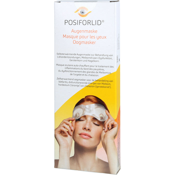 POSIFORLID Augenmaske bei Lidrandentzündungen, Gerstenkorn und Hagelkorn, 1 pc Masques