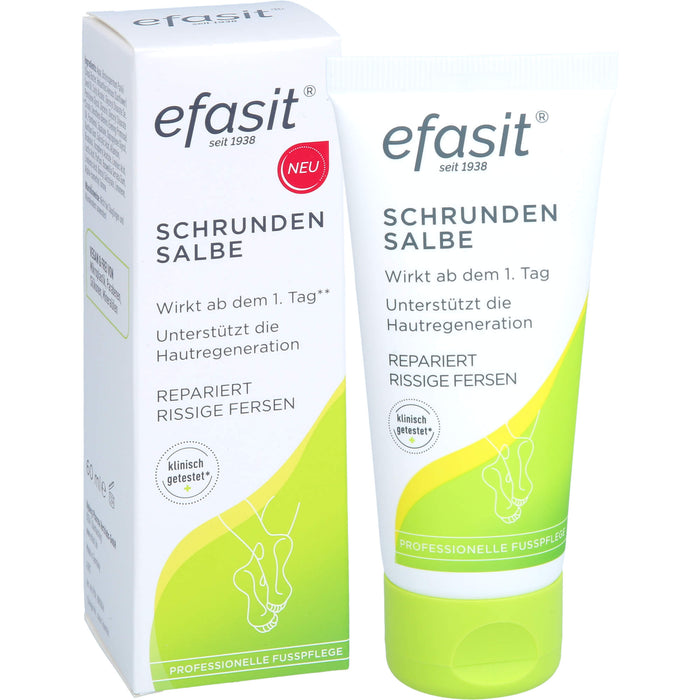 Efasit Schrunden Salbe repariert rissige Fersen, 60 ml Onguent