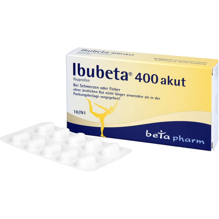 Ibubeta 400 akut Filmtabletten, 10 pcs. Tablets
