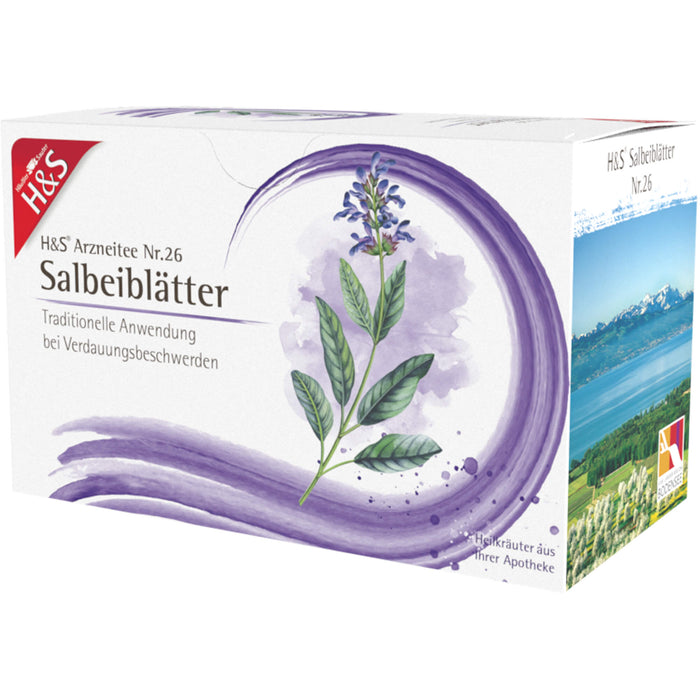 H&S Salbeiblätter Arzneitee, 20 pcs. Filter bag