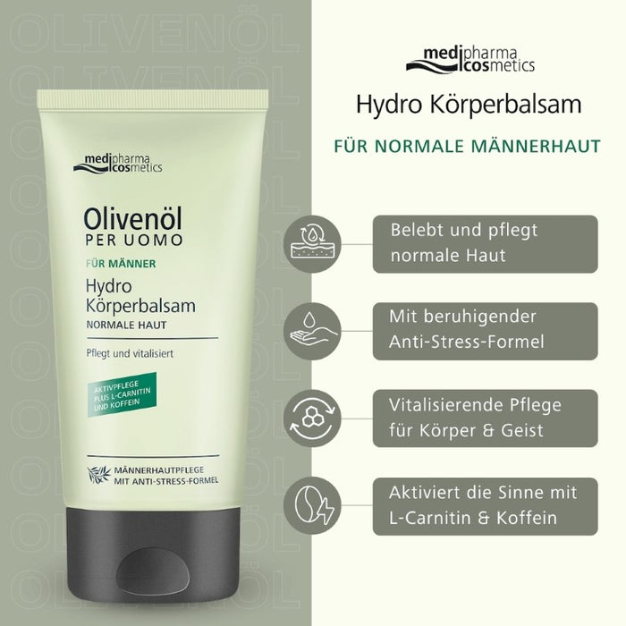 Olivenöl Per Uomo Hydro Körperbalsam, 150 ml Crème