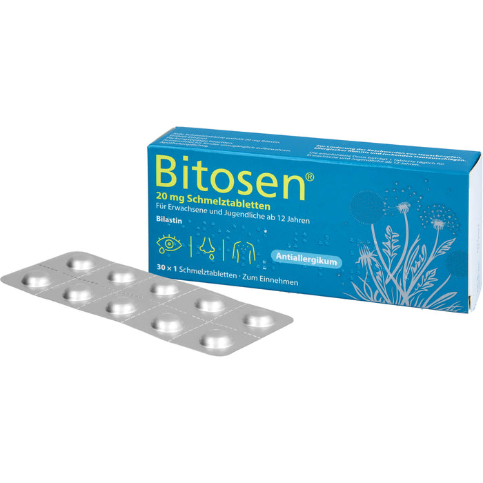 Bitosen 20 mg Schmelztabletten, 30 St. Tabletten