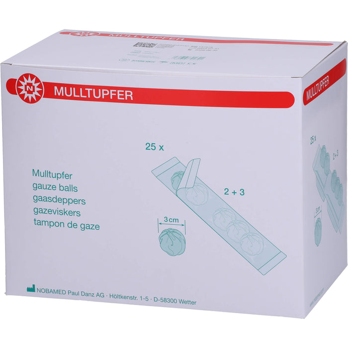 Tupfer 2+3 steril Set, 25 St TUP
