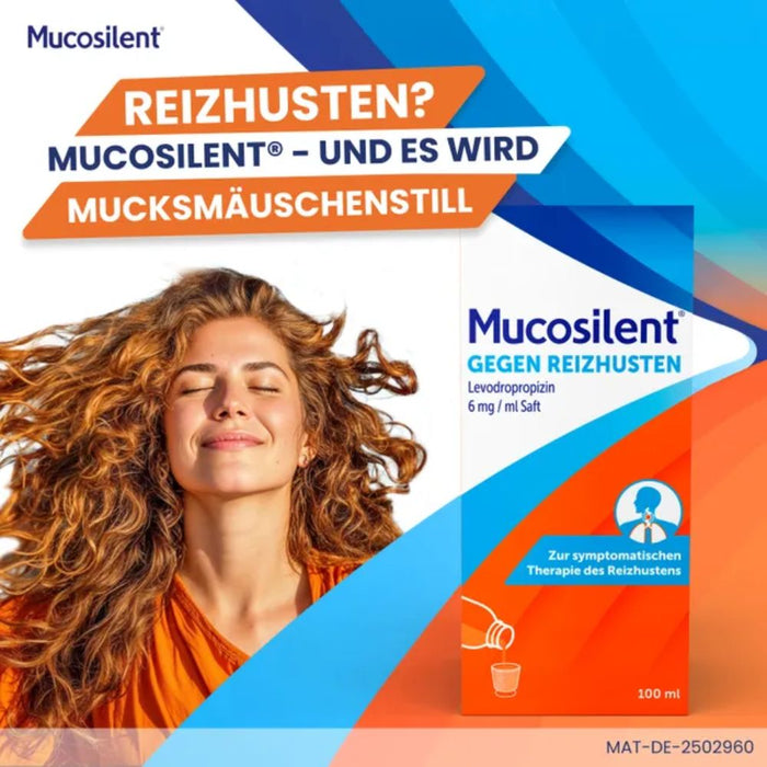 Mucosilent Saft gegen Reizhusten, 100 ml Solution