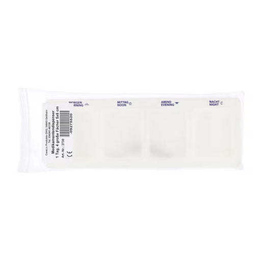 CareLiv Medikamentendispenser 1 Tag 4 große Fächer 5 x 6 cm, 1 St. Behältnis