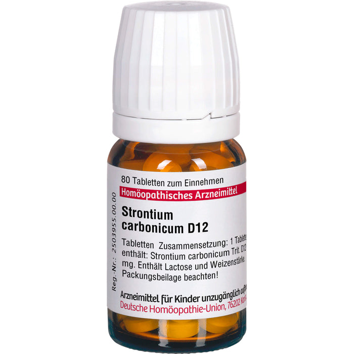 Strontium carbonicum D12 DHU Tabletten, 80 pcs. Tablets