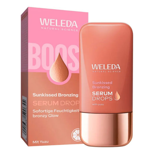 WELEDA Sunkissed Bronzing Serum Drops sofortige Feuchtigkeit & bronzy Glow, 30 ml Lösung