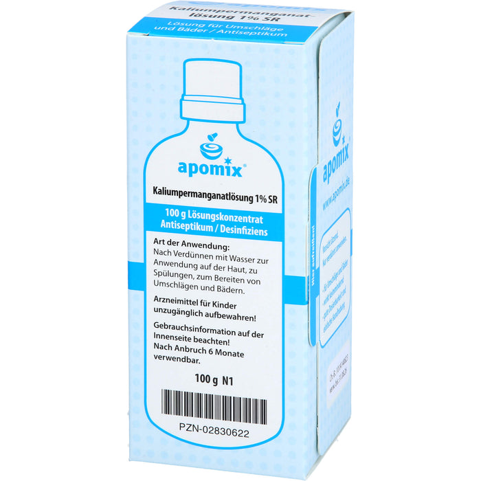 Kaliumpermanganat Loesung 1% SR, 100 ml Solution