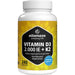 Vitamaze Vitamin D3 2000 I.E. + K2 100 µg vegetarischeTabletten, 240 St. Tabletten