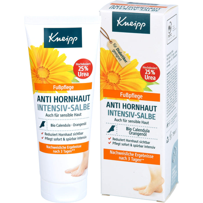 Kneipp Anti Hornhaut Intensiv-Salbe für sensible Haut, 75 ml Onguent