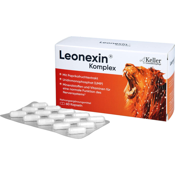 Leonexin Komplex Kapseln für eine normale Funktion des Nervensystems, 60 pc Capsules