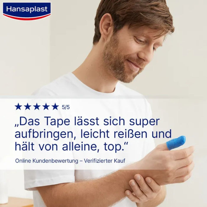 Hansaplast Selbsthaft. Fingerverband blau 5mx2,5cm, 1 pcs. Patch