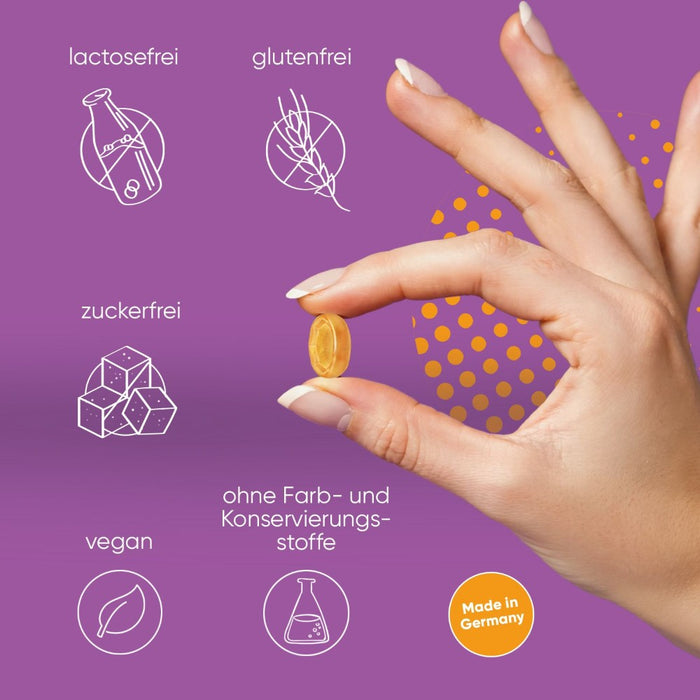 ipalat Vitaminpastillen Mango-Maracuja: Für Abwehrkräfte und Schleimhäute, 40 St. Pastillen