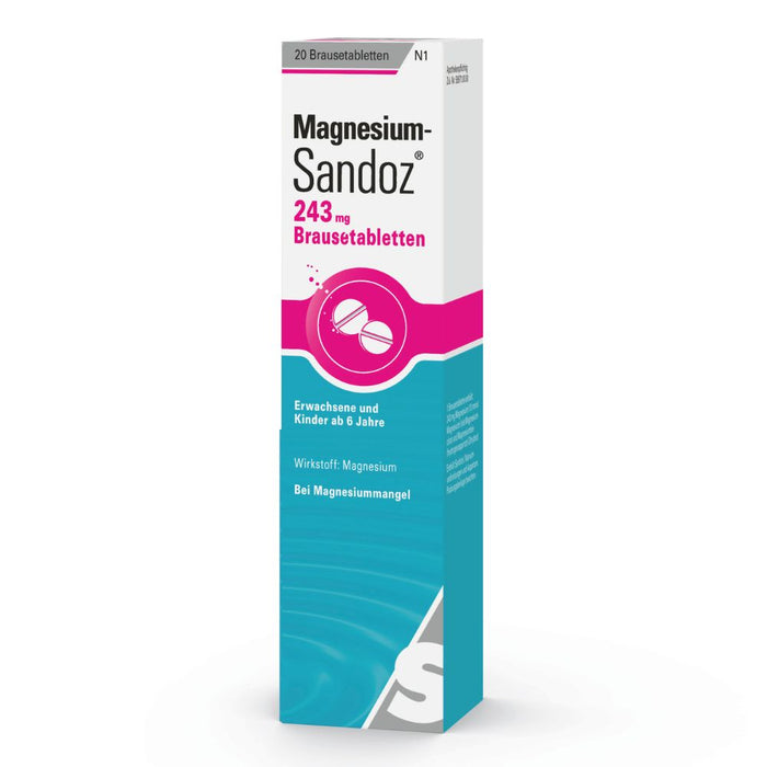 Magnesium-Sandoz 243 mg Brausetabletten, 20 St. Tabletten