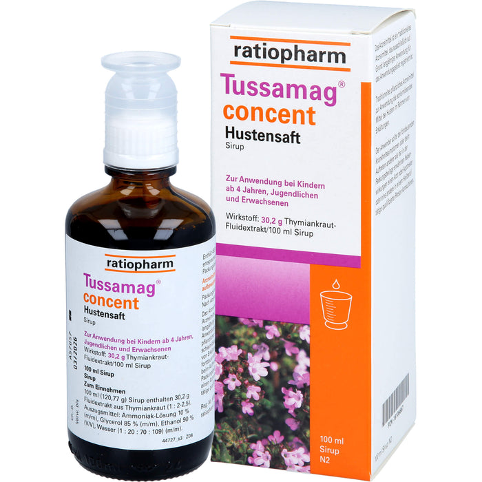 Tussamag concent Hustensaft mit Thymiankraut, 100 ml Solution