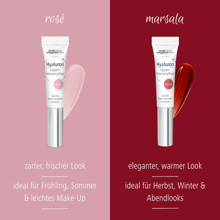 Medipharma Cosmetics Hyaluron Lippen-Volumenpflege rosé, 7 ml Creme