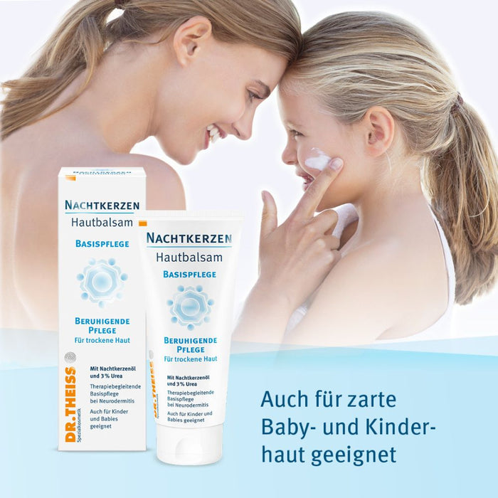 Dr. Theiss Nachtkerzen Hautbalsam beruhigende Pflege für trockene Haut, 100 ml Creme