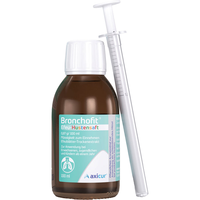Bronchofit  Efeu-Hustensaft, 0,87 g/100 ml, Flüssigkeit zum Einnehmen, 100 ml Lösung