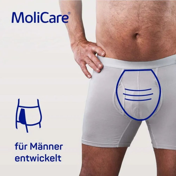 MoliCare Premium Men Pad 5 Tropfen bei mittlerer Blasenschwäche, 14 pc Dépôts