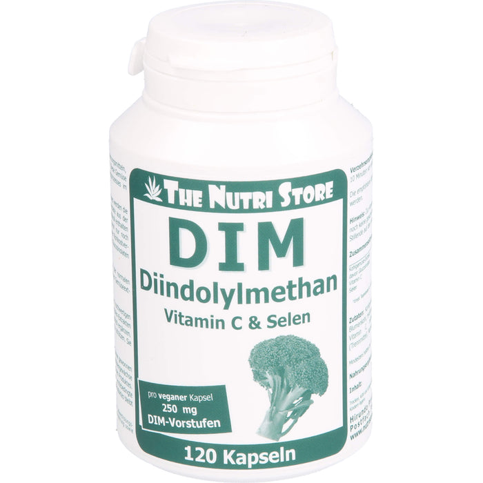 The Nutri Store DIM Diindolylmethan 250 mg Kapseln vegan, 120 St. Kapseln