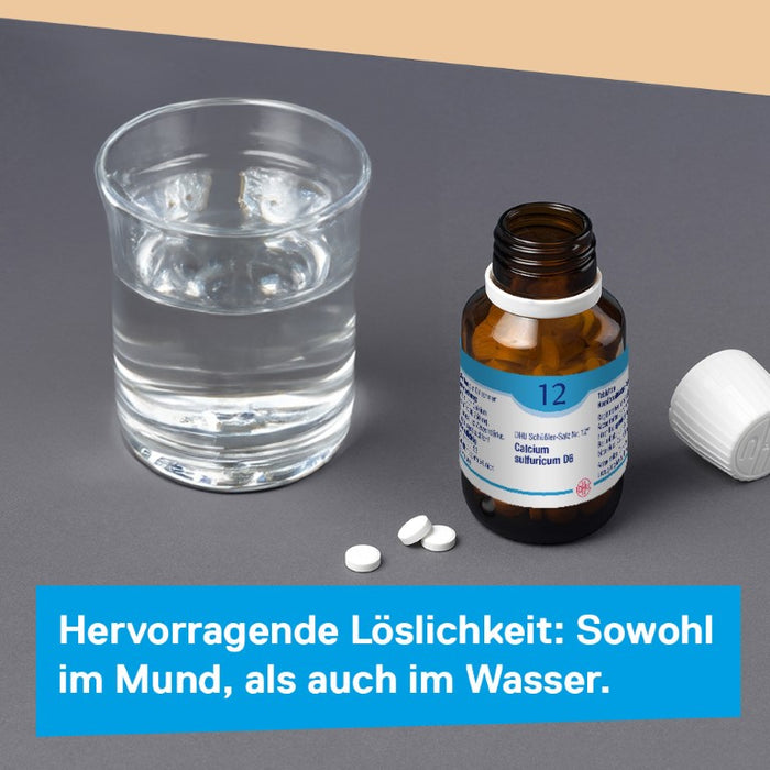 DHU Schüßler-Salz Nr. 12 Calcium sulfuricum D6, 900 pc Tablettes